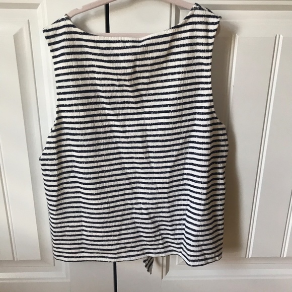 Old Navy Cropped Striped Tank Top - Picture 2 of 4